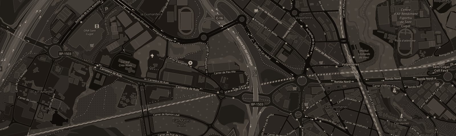 Mapa de la oficina de CARGO en Sant Cugat del Vallès